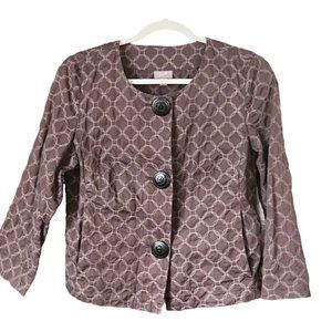 J Jill jacket blazer brown size S